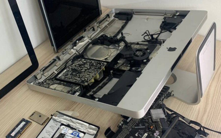 Ускорение iMac заменой диска на SSD — пример работы в Подмосковье