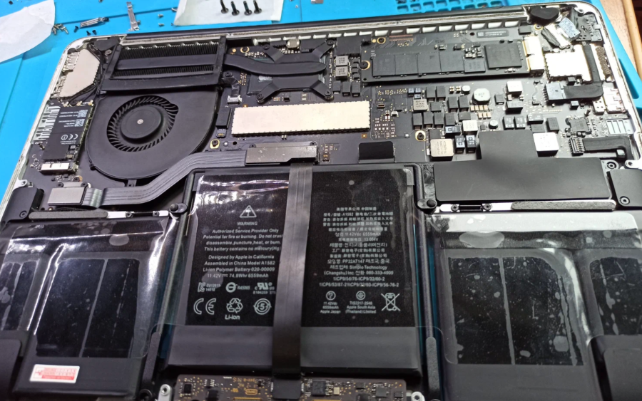Разбор и замена SSD MacBook Pro — пример работы в Подмосковье
